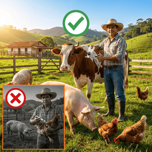 Jeringa para Vacunación Animal Lux