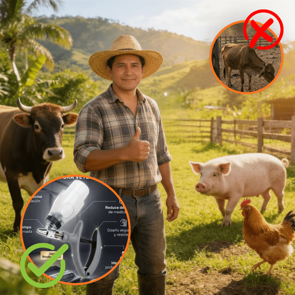 Jeringa para Vacunación Animal Lux